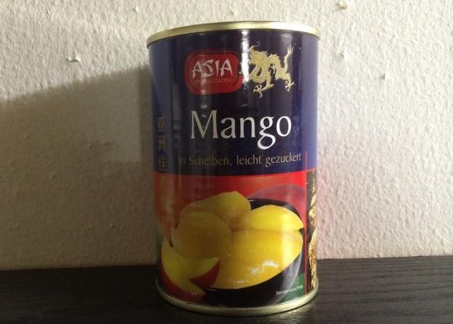 Mango in Scheiben , Asia , Aldi, leicht gezuckert | Hochgeladen von: puscheline