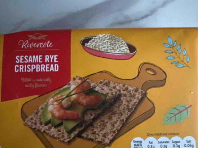 Sesame Rye Crispbread, 1/10g/38kcal by SGaja | Uploaded by: SGaja