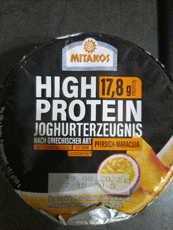 High Protein Joghurterzeugnis nach griechischer Art, Pfirsich-Ma | Hochgeladen von: tobiasgehle2557