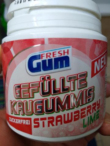 Fresh gum gefüllte Kaugummis, strawberry lime | Hochgeladen von: LadyM