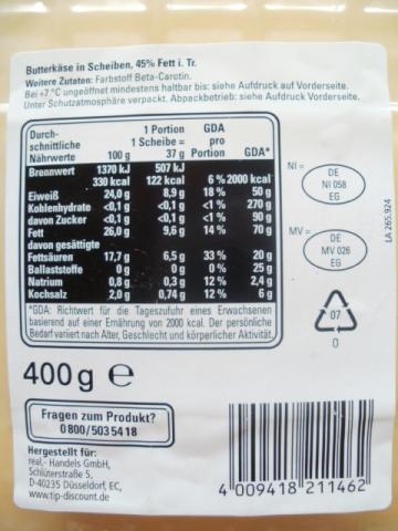 Butterkäse 45% i. Tr. | Hochgeladen von: PitStop
