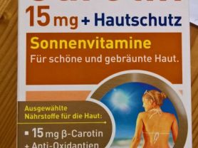Carotin 15 mg + Hautschutz, Sonnenvitamine | Hochgeladen von: daydreambeliever1981