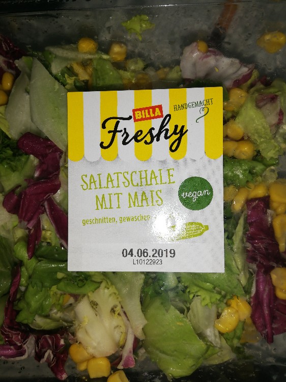 Salatschale mit Mais, Billa Freshy von Peter. d | Hochgeladen von: Peter. d