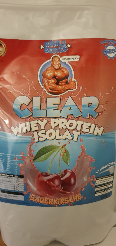 Clear Whey Protein Isolat Sauerkirsche von lucavonpeschkr | Hochgeladen von: lucavonpeschkr