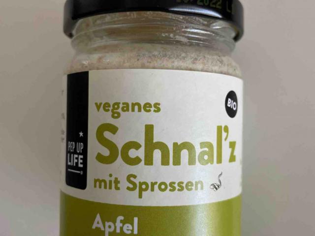 Veganer Schnal‘z mit Sprossen (Apfel) von klinne | Hochgeladen von: klinne