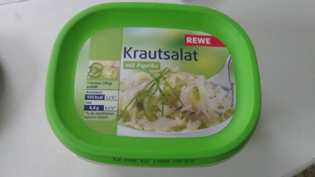 Rewe Krautsalat, Krautsalat mit Paprika | Hochgeladen von: phildon