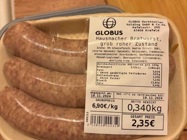 Hausgemachte Bratwurst grob von sajuma | Hochgeladen von: sajuma