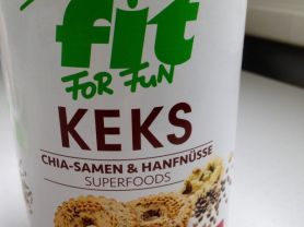 Fit For Fun KEKS, Chia-Samen & Hanfnüsse | Hochgeladen von: kovi