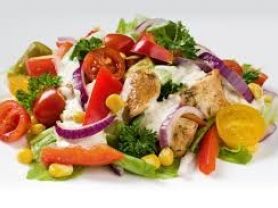 Salat gemischt mit Dönerfleisch, 400g | Hochgeladen von: Rasolu40