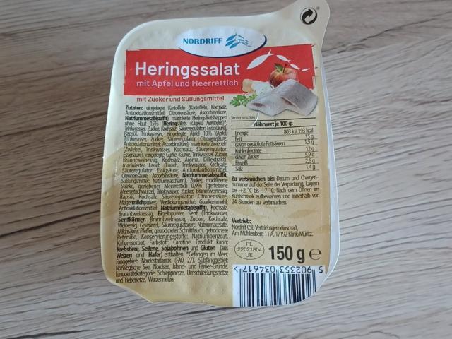 Heringssalat, Mit Apfel und Meerrettich von Kaudrops | Hochgeladen von: Kaudrops