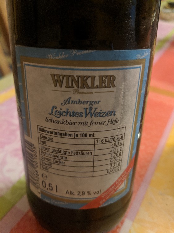 Winkler leichtes weizen, Alkohol von vickyhann | Hochgeladen von: vickyhann