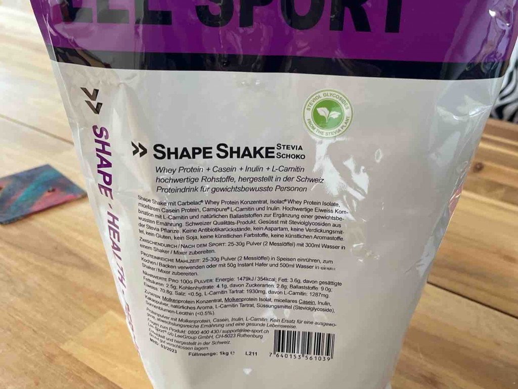 Shape Shake, Stevia Schoko von marghi | Hochgeladen von: marghi
