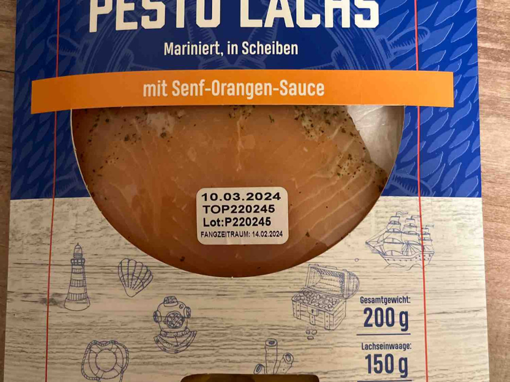 Pesto Lachs, marinierter Lachs mit Senf-Orangen-Sauce von Meltho | Hochgeladen von: Meltho