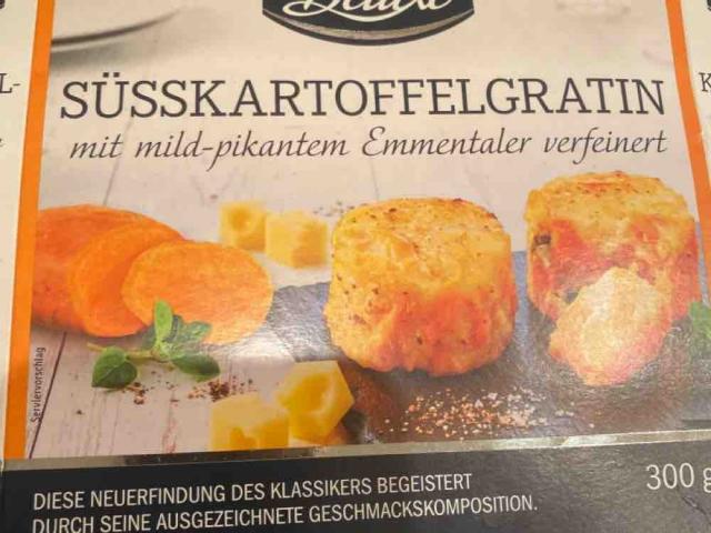 Süsskartoffelgratin, mit mild- pikantem Emmentaler verfeinert vo | Hochgeladen von: Morania