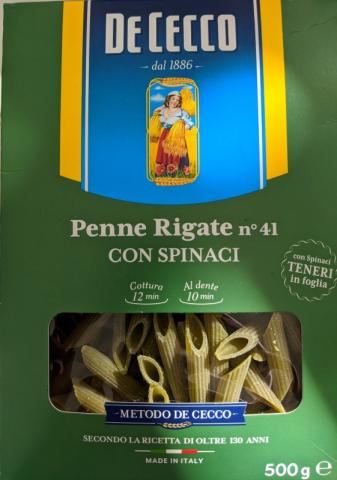 Penne Rigate nr 41 con Spinaci | Hochgeladen von: AlexanderHunz