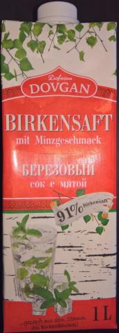 Birkensaft (Dovgan), mit Minzgeschmack | Hochgeladen von: wertzui
