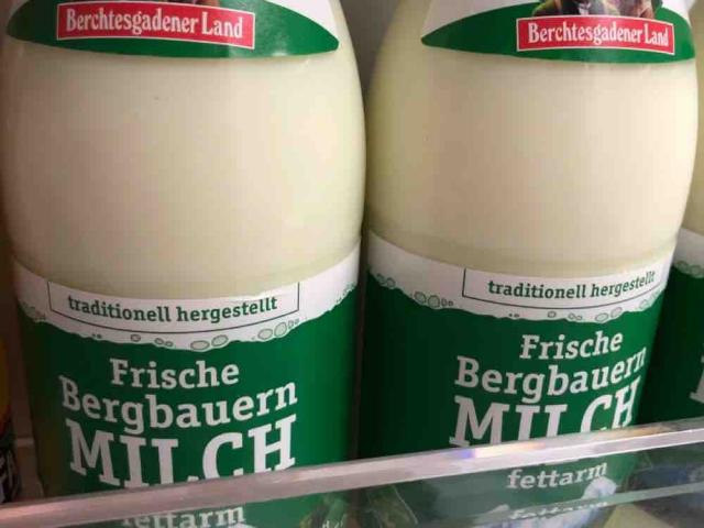 Frische Bergbauern Milch 1,5% Fett Glas-Pfandflasche von kersten | Hochgeladen von: kersten
