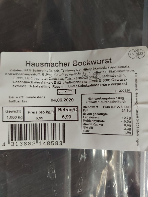 Hausmacher Bockwurst von traumkuh596 | Hochgeladen von: traumkuh596