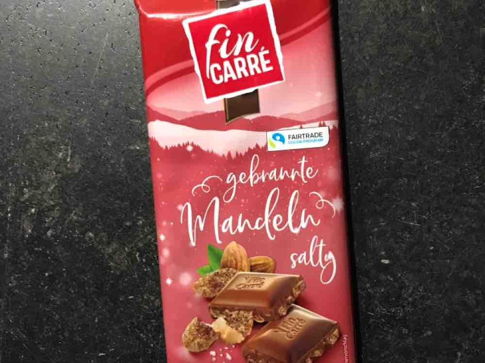 Gebrannte Mandeln salty, Alpenmilchschokolade von marenha | Hochgeladen von: marenha