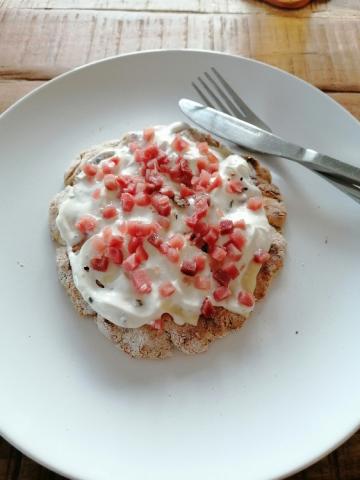 Protein Naan, Magerquark 40g, Mehl 50g, Proteinpulver 15g, Bac v | Hochgeladen von: Jana. freedom