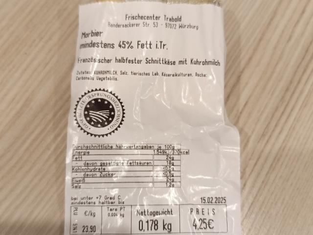 Morbier halbfester Schnittkäse von Anserad | Hochgeladen von: Anserad