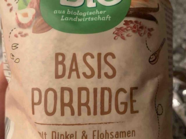 Basis Porridge, mit Dinkel & Flohsamen by heyopeppa | Uploaded by: heyopeppa