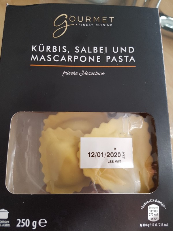 Kürbis, Salbei und Mascarpone Pasta von Langefeld | Hochgeladen von: Langefeld