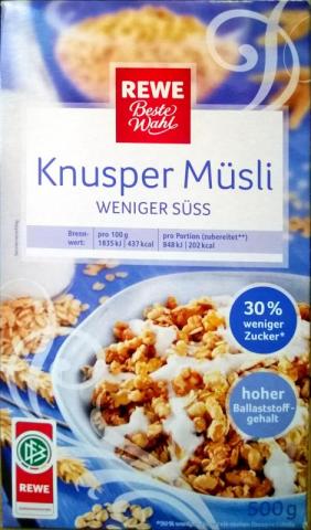 Knusper Müsli weniger Zucker | Hochgeladen von: alienboy007934