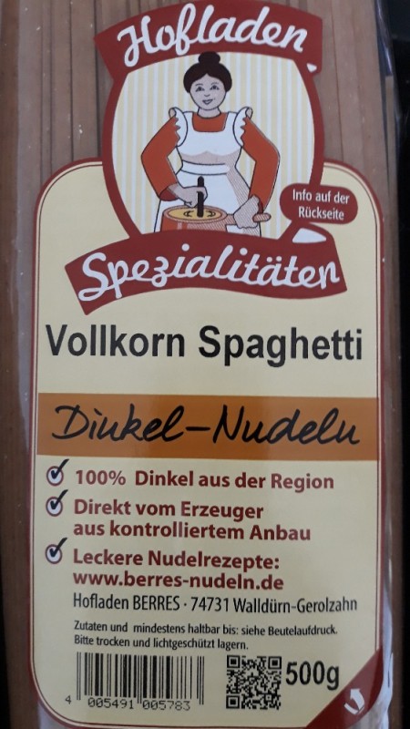 Dinkelvollkorn Nudeln, Spaghetti ohne Ei von Anja1407 | Hochgeladen von: Anja1407
