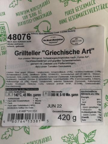 8076 Grillteller, Griechischer Art von Panzerknacker | Hochgeladen von: Panzerknacker