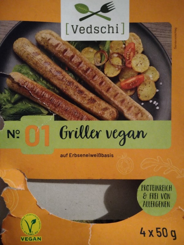 Griller vegan, auf Erbseneiweißbasis von V.S. | Hochgeladen von: V.S.