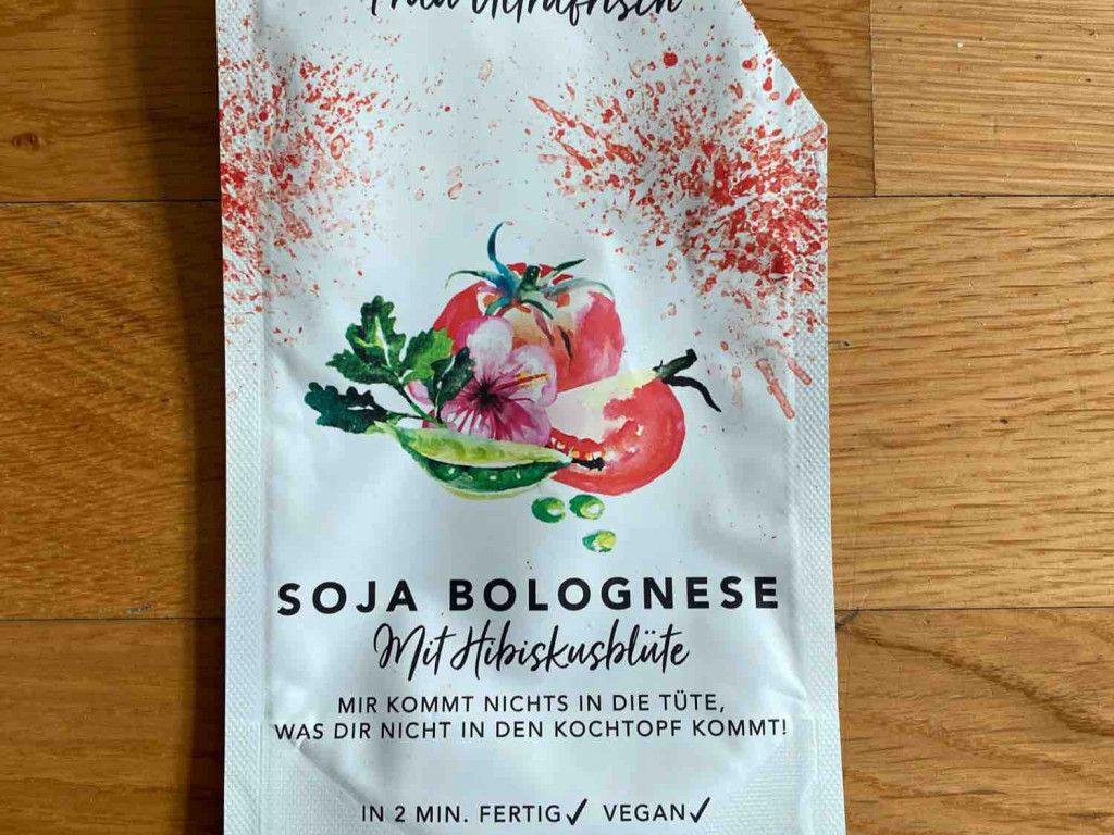 Soja Bolognese, mit Hibiskusblüte von ErikLE | Hochgeladen von: ErikLE
