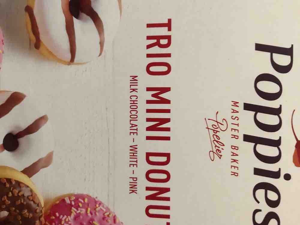 Trio Mini Donuts, Weiße Glasur mit Kakaostreifen von kate0815 | Hochgeladen von: kate0815