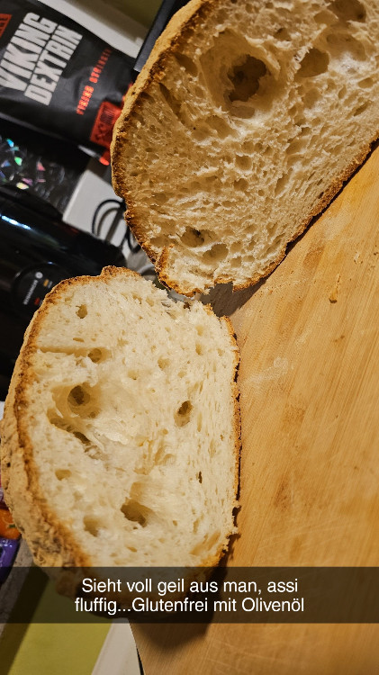 Glutenfreies Brot nach Backmischung, Mit Olivenöl von Ashwagandh | Hochgeladen von: Ashwagandhalf