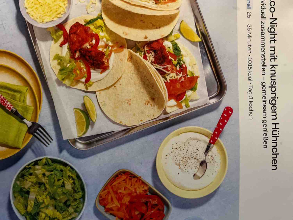 Hello Fresh Taco-Night mit knusprigen Hühnchen von JCLARK | Hochgeladen von: JCLARK