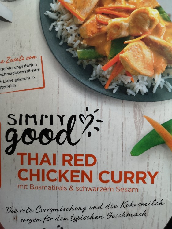 Thai Red Chicken Curry, mit Basmatireis  von lepidlo | Hochgeladen von: lepidlo