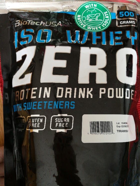 Iso Whey Zero, Tiramisu, Protein Drink Powder with Sweeteners vo | Hochgeladen von: sabrina.kessler