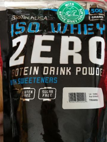 Iso Whey Zero, Tiramisu, Protein Drink Powder with Sweeteners vo | Hochgeladen von: sabrina.kessler