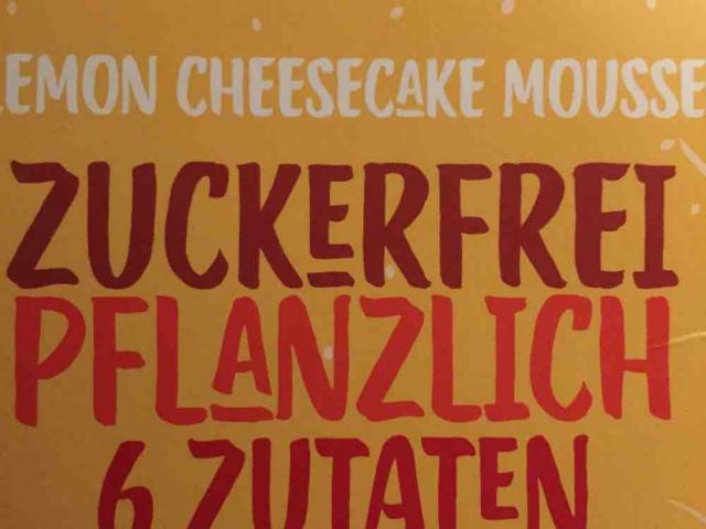 Lemon Cheesecake Mousse, Zuckerfrei, pflanzlich, 6 Zutaten von K | Hochgeladen von: KaetheM