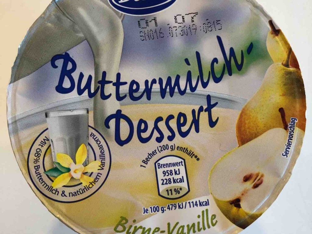 Buttermilch-Dessert, Birne-Vanille von Papi32 | Hochgeladen von: Papi32