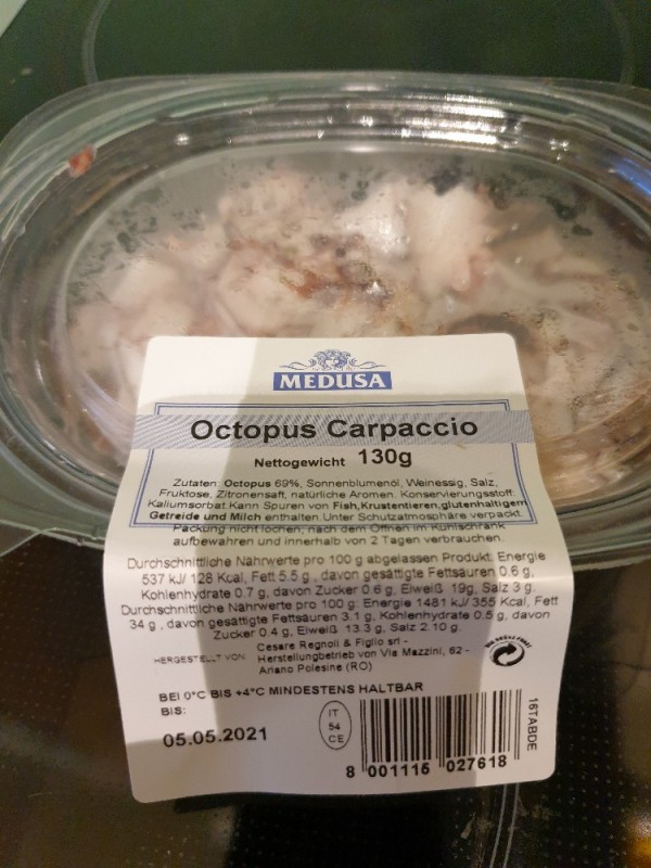 Octopus Carpaccio, abgetropft von patrickkumanovi786 | Hochgeladen von: patrickkumanovi786