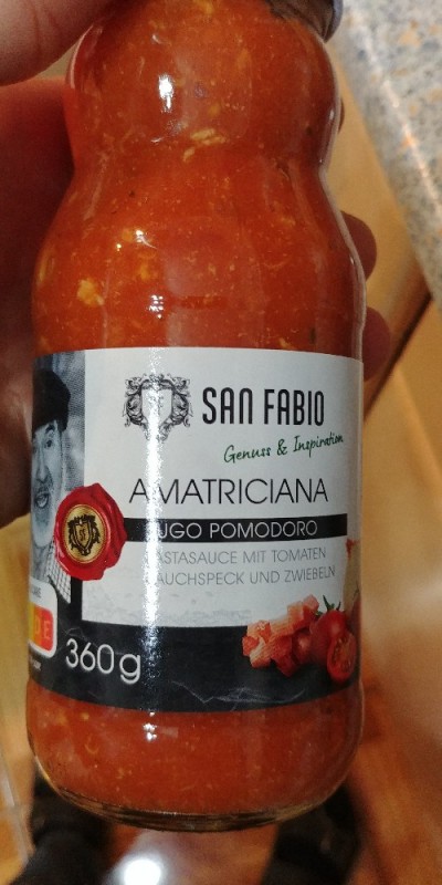Amatriciana Pastasauce, San Fabio, Sauce Tomate,Zwiebeln,Bauchsp | Hochgeladen von: methodman28931