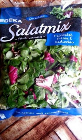 Salatmix, 40% Feldsalat,  30% Frisee,  30 % Radicchio | Hochgeladen von: waldfee68