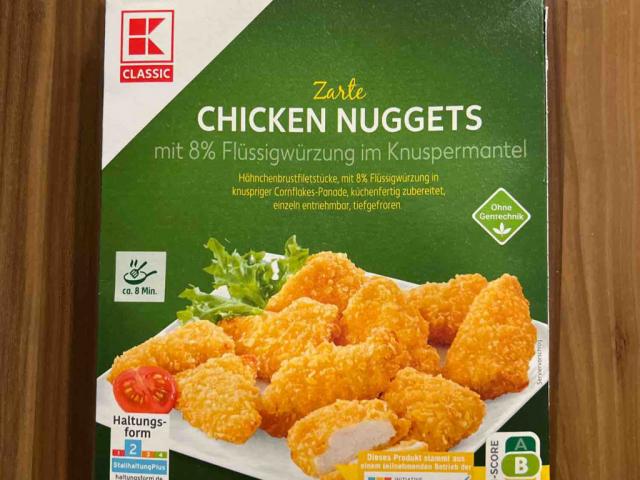 Zarte Chicken Nuggets, mit 8% Flüssigwürzung im Knuspermantel vo | Hochgeladen von: apanaras7