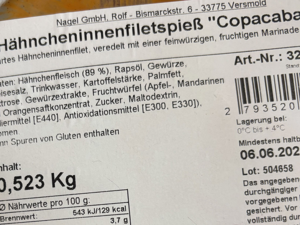 Hähncheninnenfiletspieß, Copacabana von Deesi | Hochgeladen von: Deesi Hähncheninnenfiletspieß, Copacabana von Deesi | Hochgeladen von: Deesi