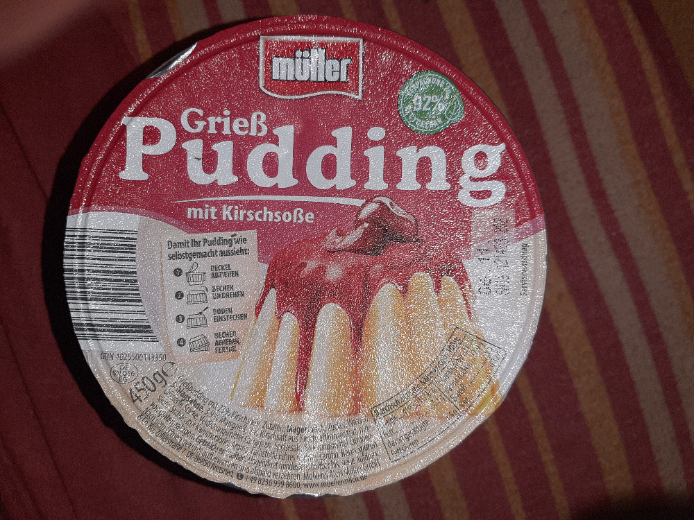 Müller Grieß Pudding mit Kirschsoße von edel | Hochgeladen von: edel