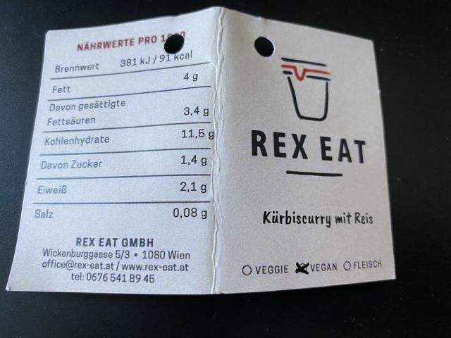 Rex Eat: Kürbiscurry mit Reis | Hochgeladen von: chriger