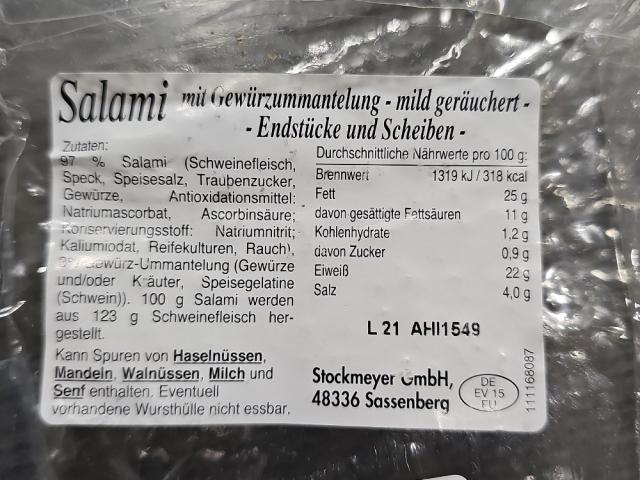 Salami, Mit Gewürzummantelung mild geräuchert von Alva1988 | Hochgeladen von: Alva1988 Salami, Mit Gewürzummantelung mild geräuchert von Alva1988 | Hochgeladen von: Alva1988