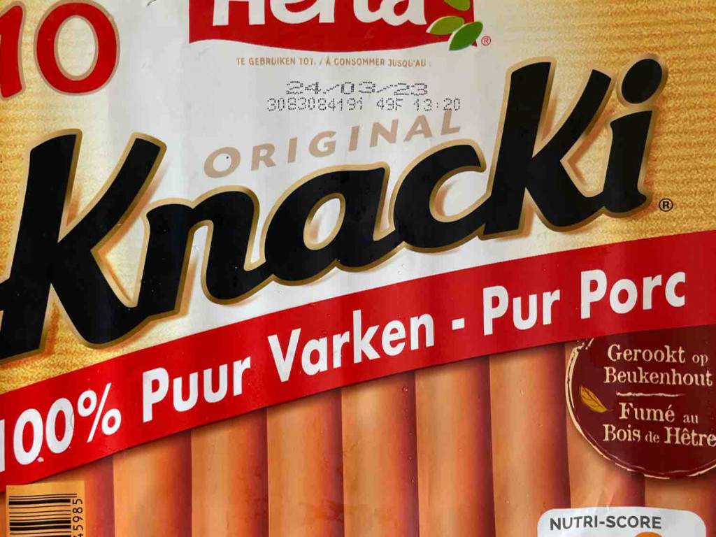 Herta, knacki porc Calories - New products - Fddb