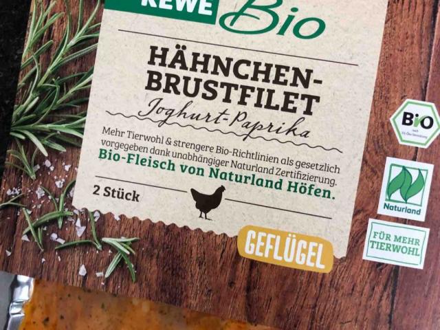 Bio Hähnchen Brustfilet, in Joghurt-Paprikamarinade von Piener | Hochgeladen von: Piener